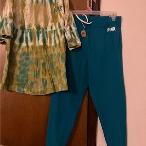 Victoria's Secret Teal Straight Leg Pants